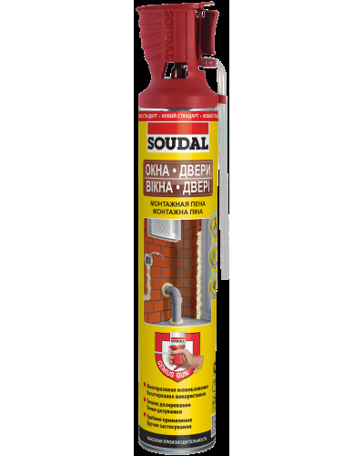Піна монтажна професійна Soudal Genius Gun 750 мл