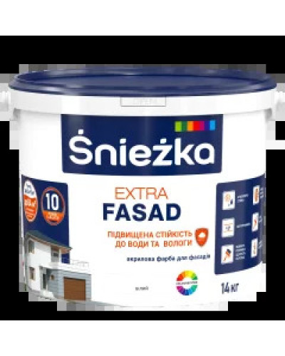 Фарба фасадна Sniezka Extra Fasad, 10 л