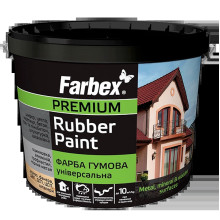 Фарба гумова універсальна Farbex, 12 кг