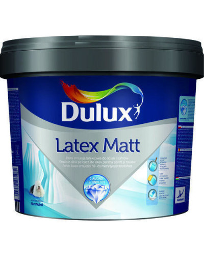 Фарба латексна миюча Dulux для стін і стель, 10 л