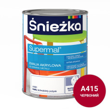 Емаль акрилова Sniezka Supermal, шовковистий глянець, 0,8 л