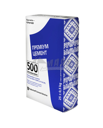 Цемент ПЦ І-500-Н Здолбунівцемент, 25 кг