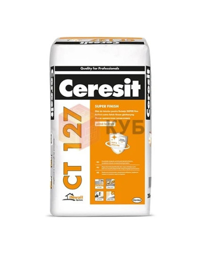 Шпаклівка полімерна фінішна Ceresit CT 127, 25 кг