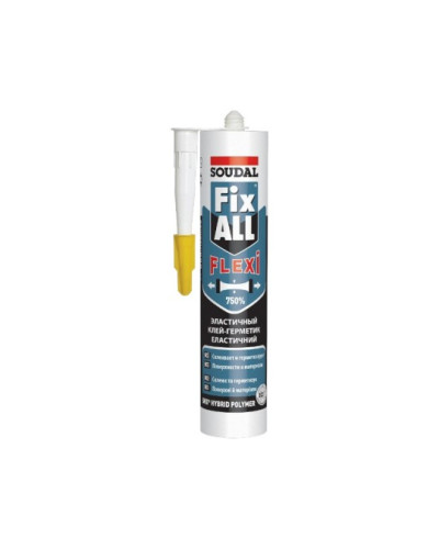 Клей-герметик монтажний Soudal Fix All Flexi 290 мл